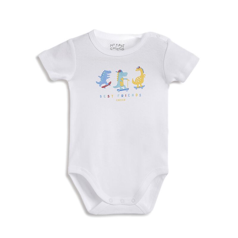 Infants Multicolor Printed Bodysuit (Pack Of 4) image number 5
